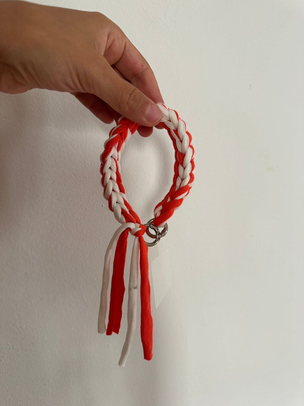 Phone Strap (White/Orange)