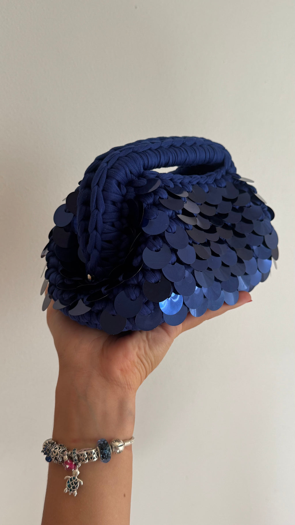 Electric Blue Mini clutch