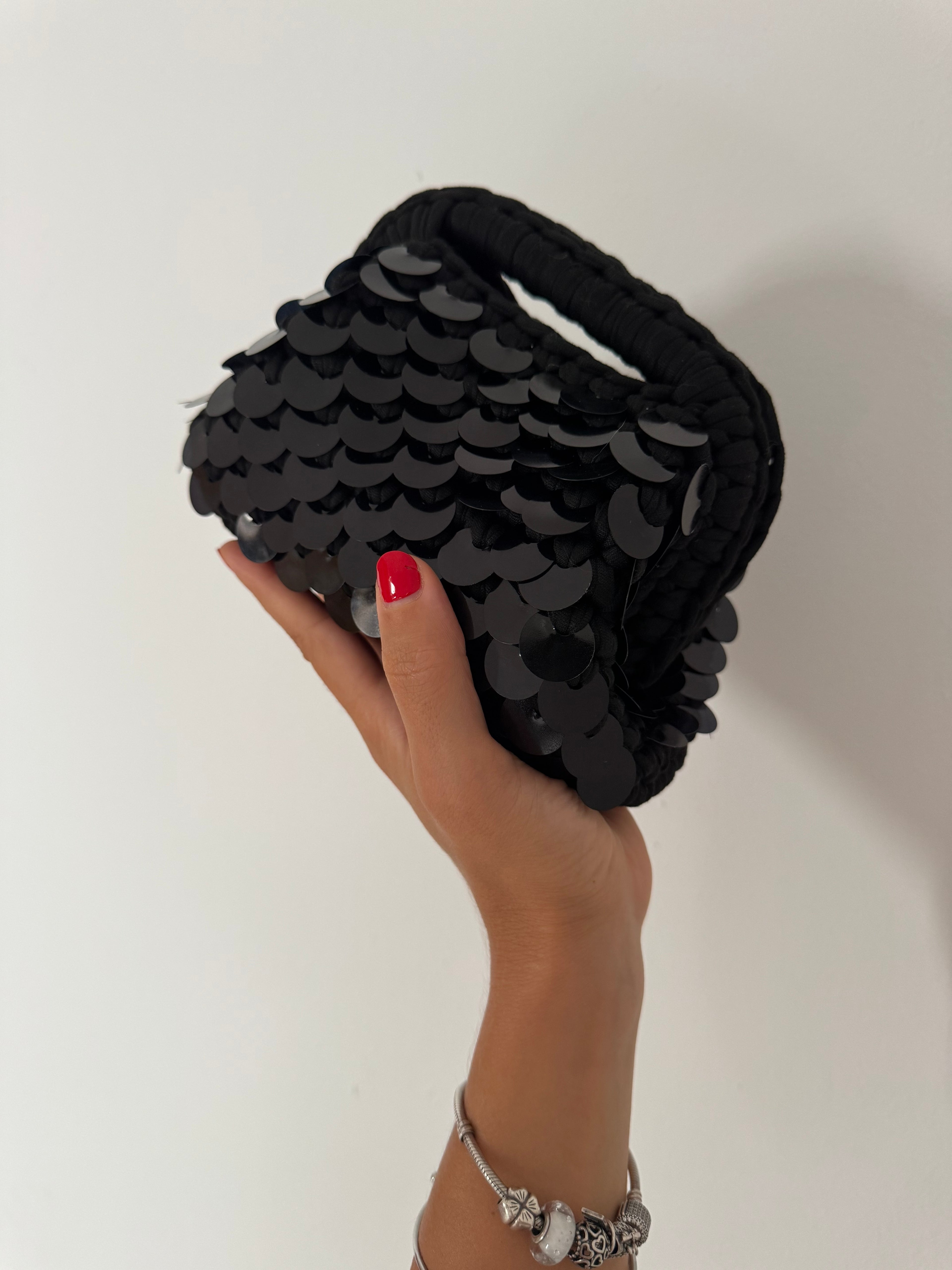 Midnight Black Mini clutch