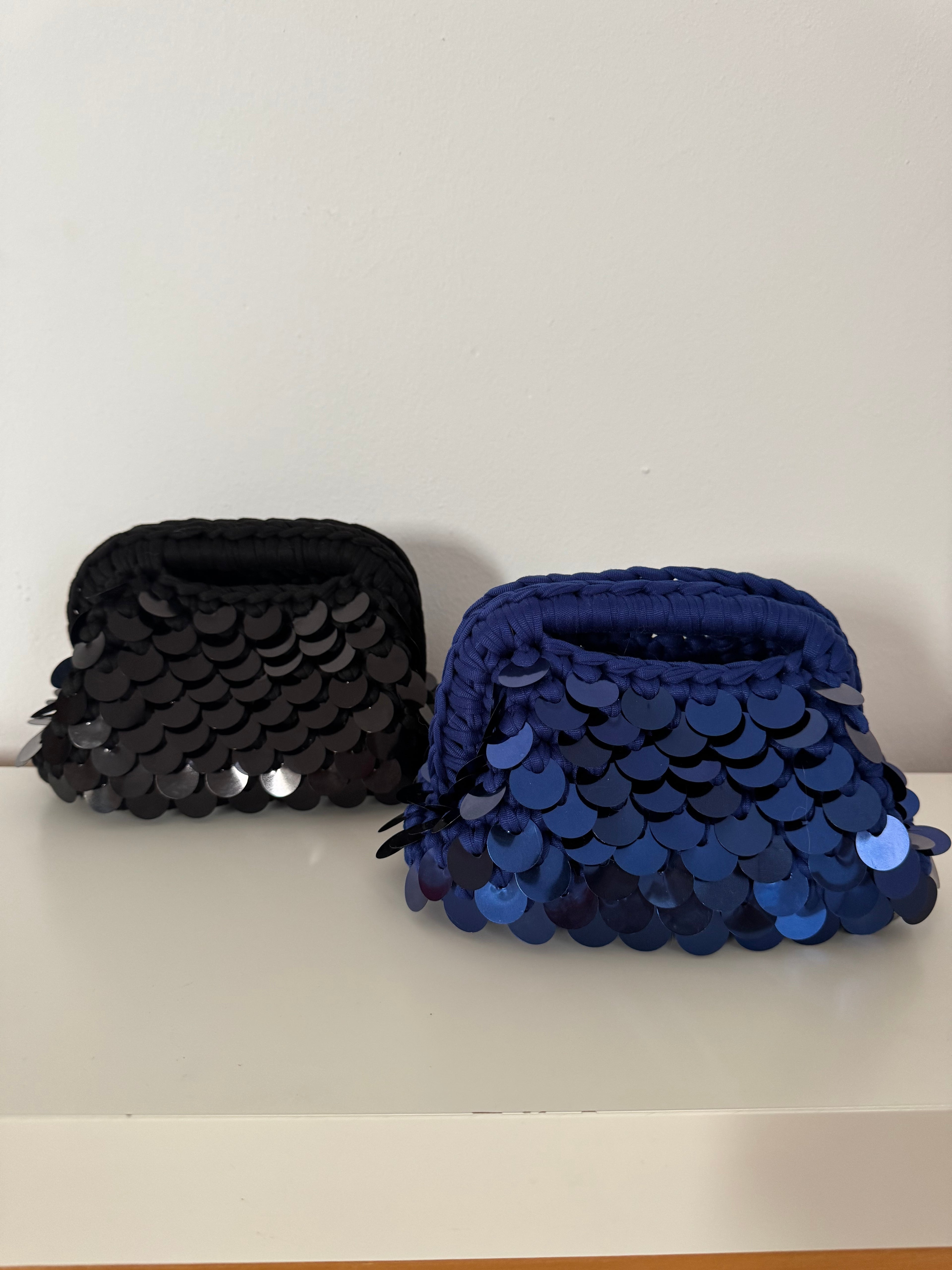 Electric Blue Mini clutch