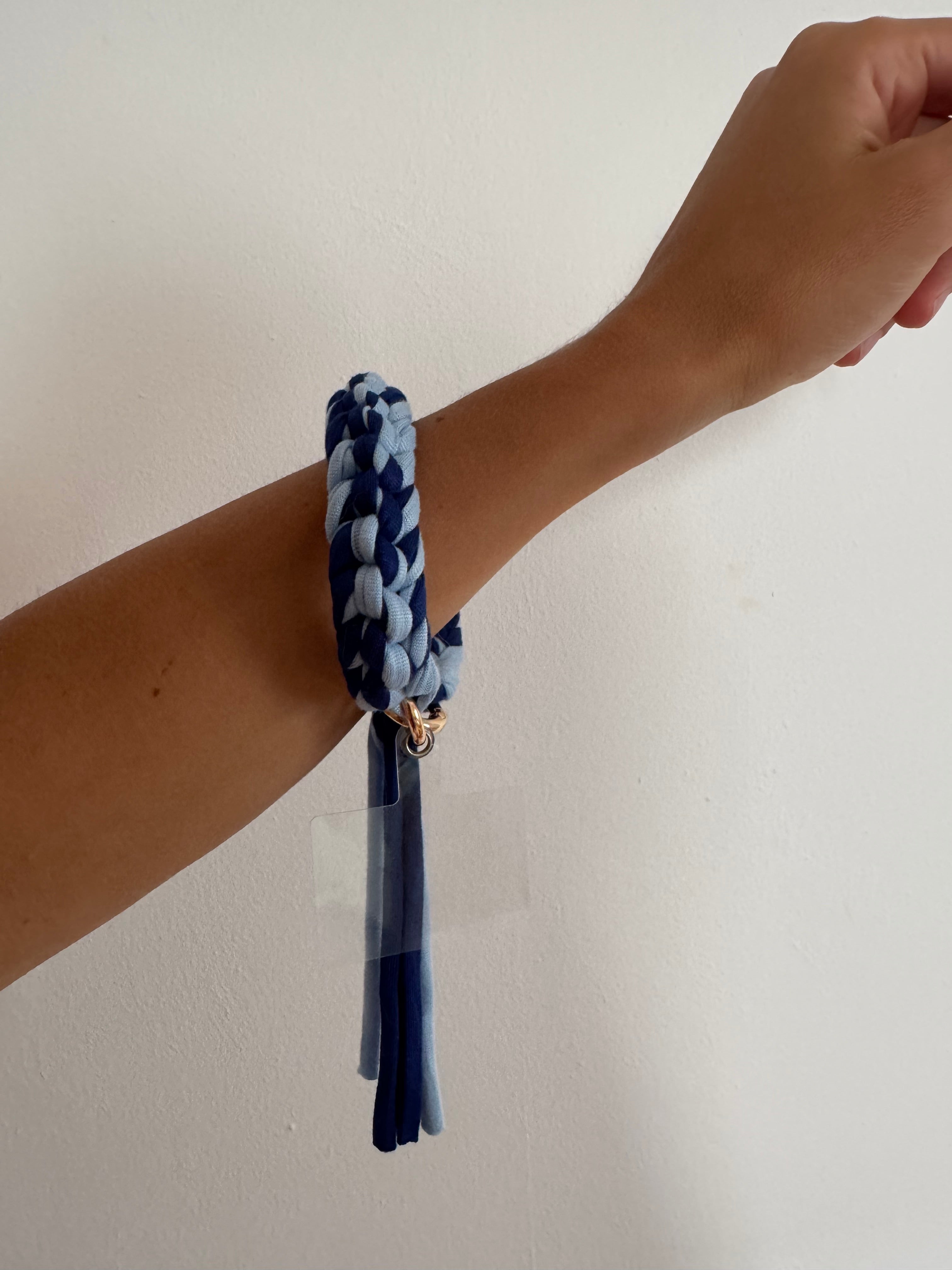 Phone Strap (Baby blue/ Blue)