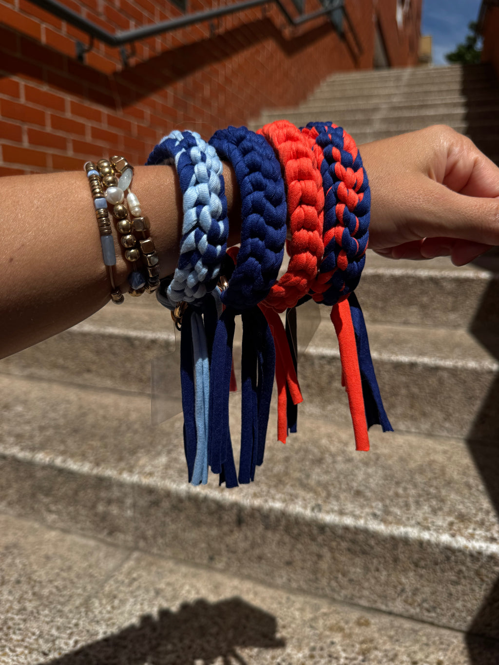 Phone Strap (Orange/Blue)