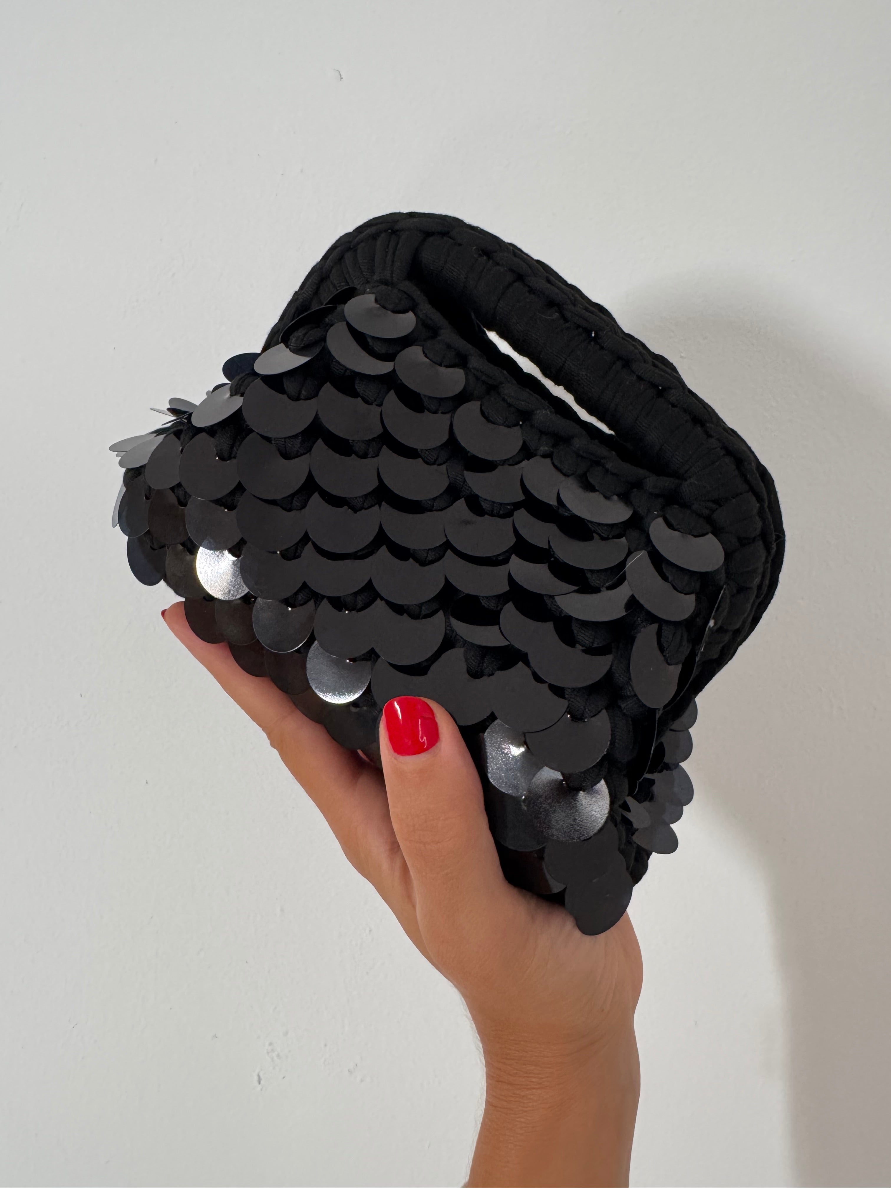 Midnight Black Mini clutch