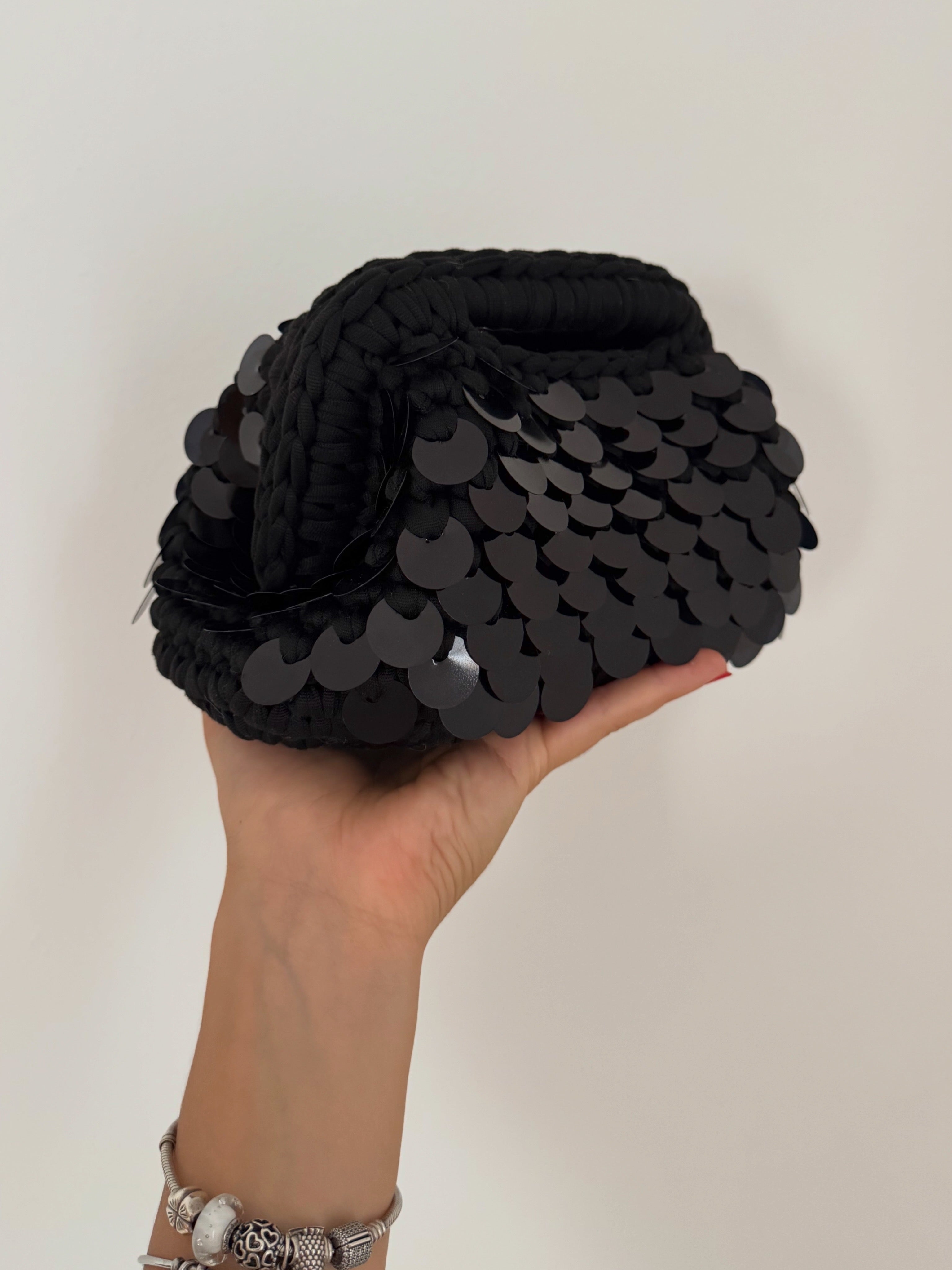 Midnight Black Mini clutch