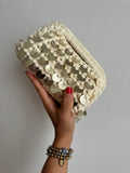 Ivory and Gold Clutch